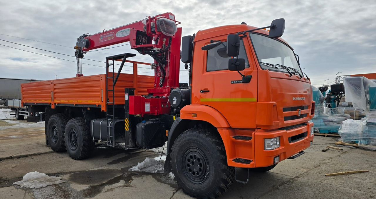 КАМАЗ 43118-50 - Грузовик бортовой/ Платформа, Автоманипулятор: фото 1 КАМАЗ 43118-50 - Грузовик бортовой/ Платформа, Автоманипулятор: фото 1