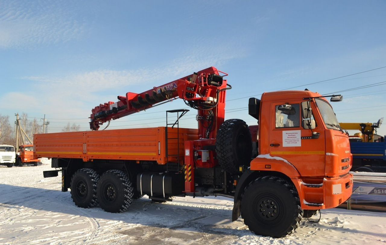 КАМАЗ 43118-50 - Грузовик бортовой/ Платформа, Автоманипулятор: фото 1 КАМАЗ 43118-50 - Грузовик бортовой/ Платформа, Автоманипулятор: фото 1