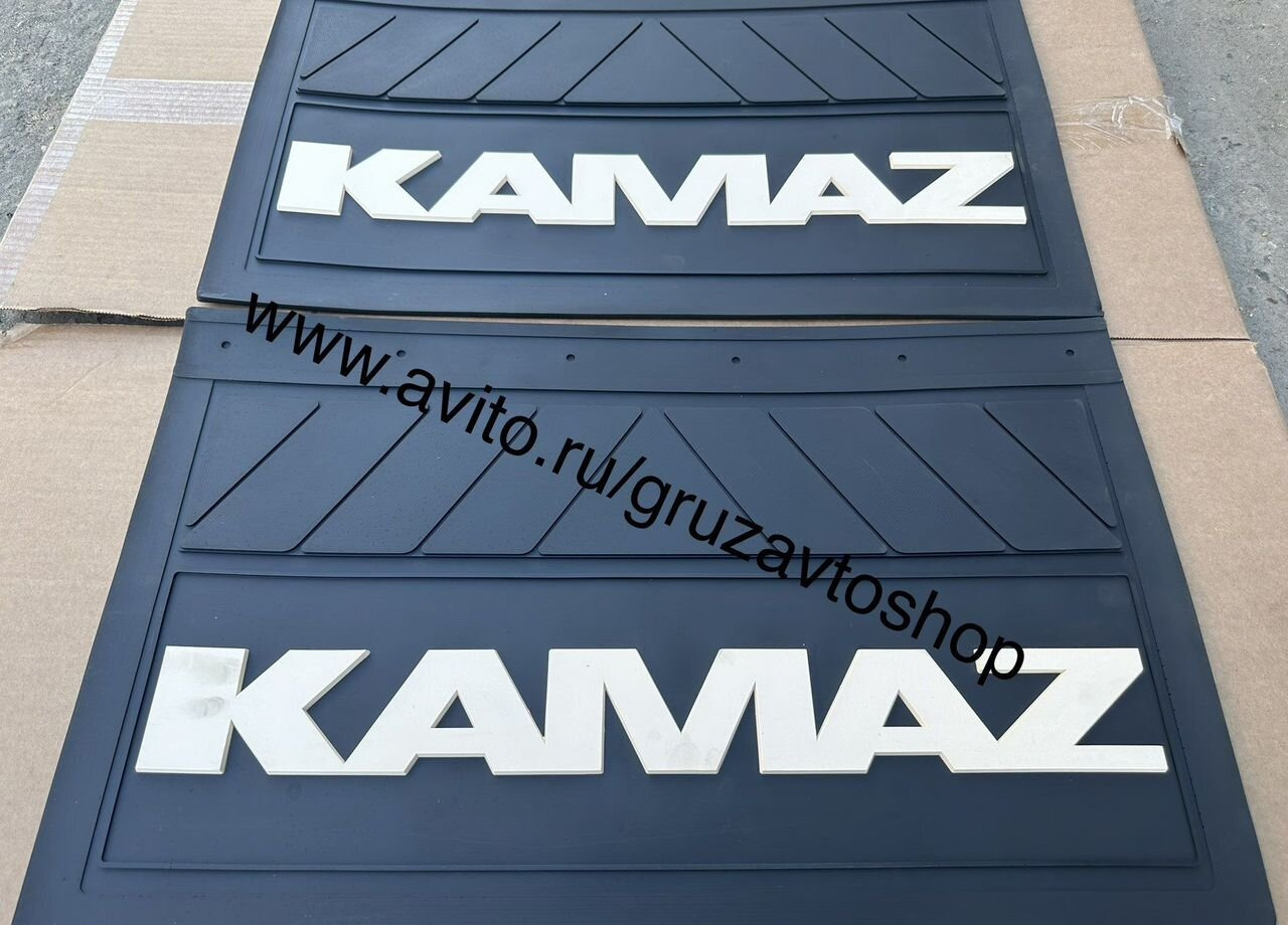 Брызговики задние резина "Камaz" 580*370 мм к-т - Крыло: фото 2 Брызговики задние резина "Камaz" 580*370 мм к-т - Крыло: фото 2