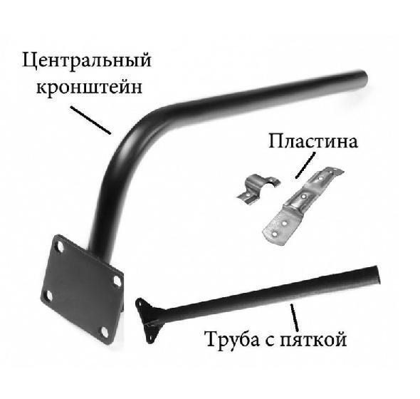 ЧелныЗапЧасть Кронштейн крыла (из 12-ти) с пластинами - Крыло для Грузовиков: фото 1 ЧелныЗапЧасть Кронштейн крыла (из 12-ти) с пластинами - Крыло для Грузовиков: фото 1