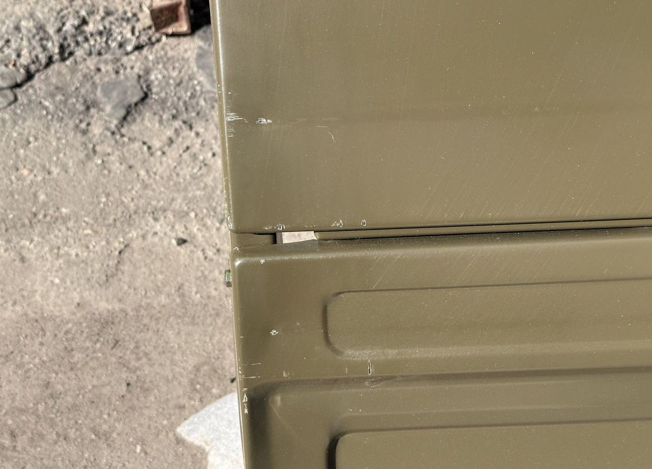 Новый Капот для Грузовиков КАМАТЕК Капот на камаз Железный (хаки) царапины: фото 6