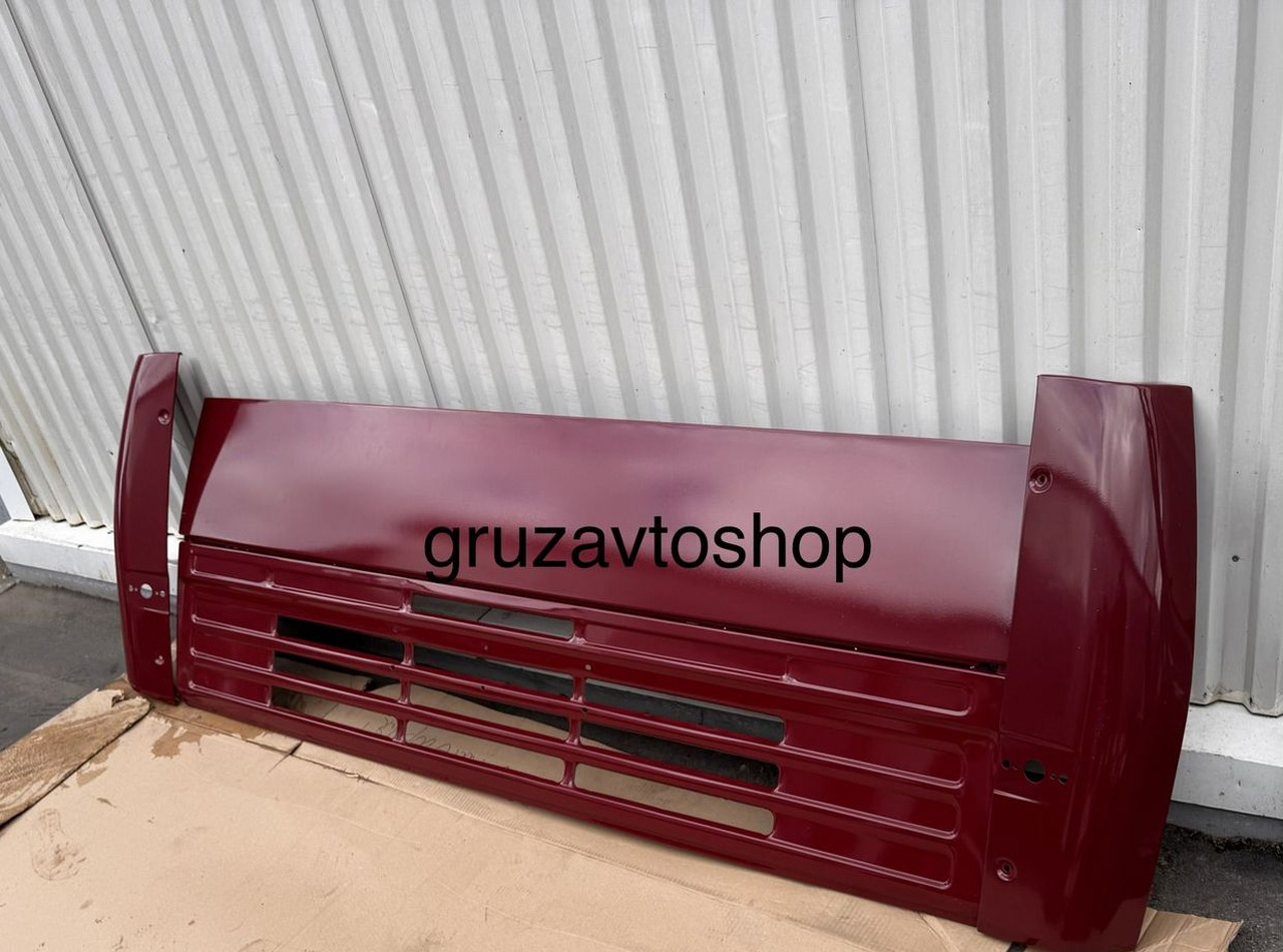 Новый Капот для Грузовиков КАМАТЕК Капот с Обтекателем камаз Евро Железный красный: фото 7