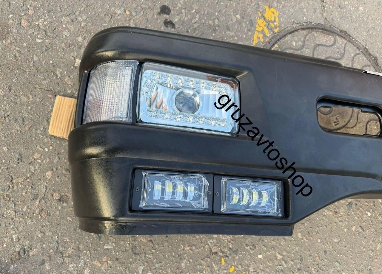 Новый Бампер для Грузовиков KAMAZ Бампер Передний на камаз 65115 в сборе LED: фото 6