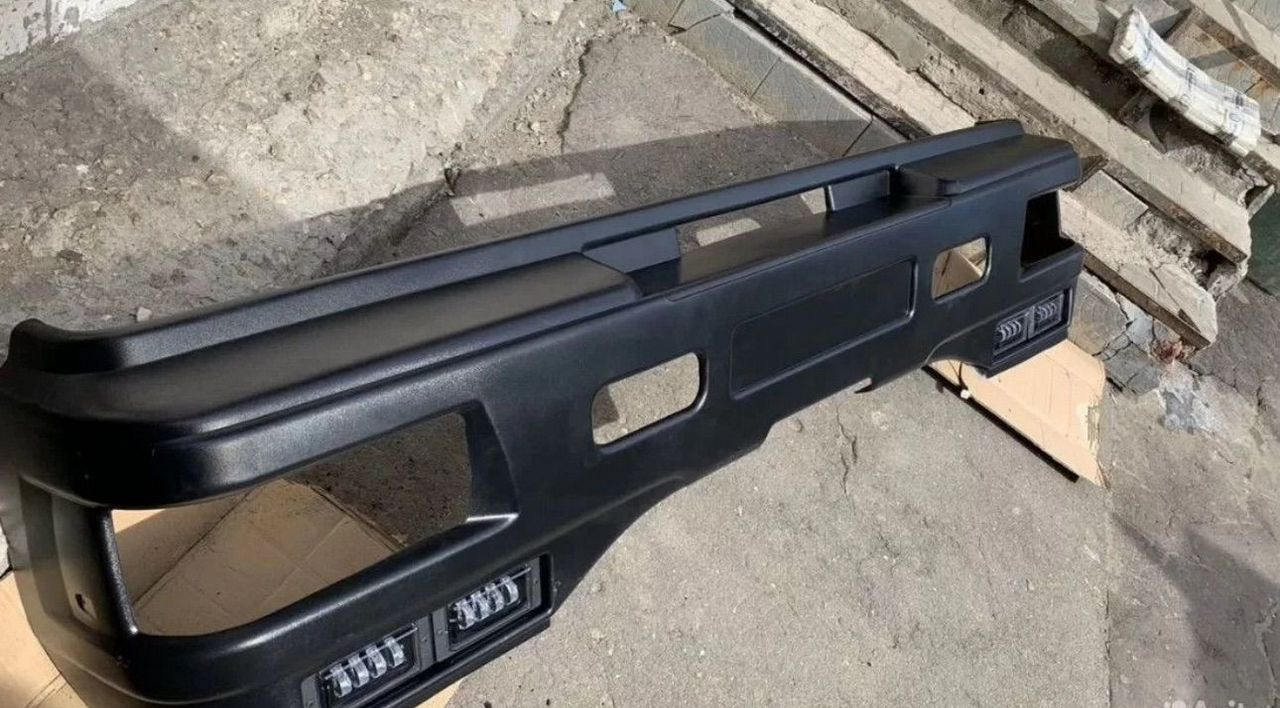 Новый Бампер для Грузовиков KAMAZ Буфер на камаз-65115 LED с противотуманным: фото 6