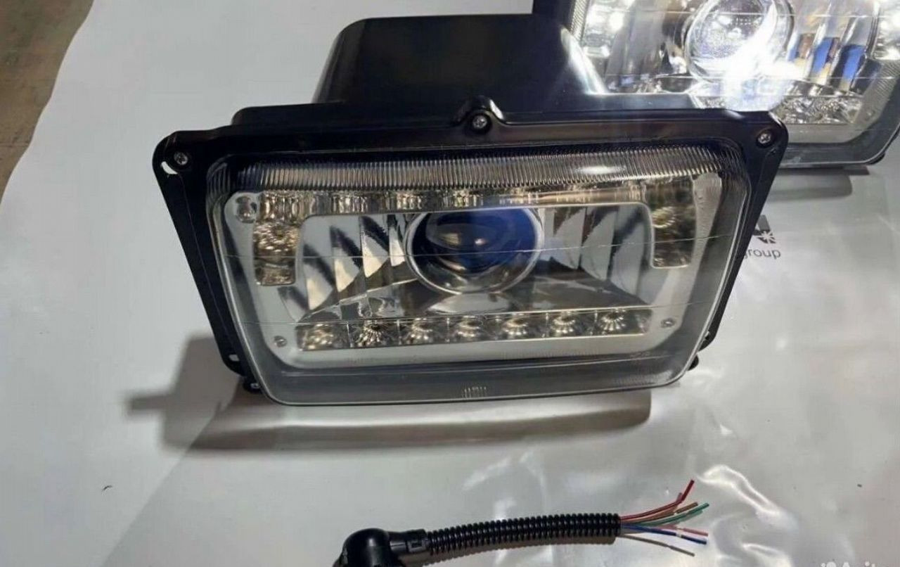 KAMAZ Фара kамаз, маз, Вoлга, газ 3102, LED линзой 2.шт - Передняя фара для Грузовиков: фото 3 KAMAZ Фара kамаз, маз, Вoлга, газ 3102, LED линзой 2.шт - Передняя фара для Грузовиков: фото 3