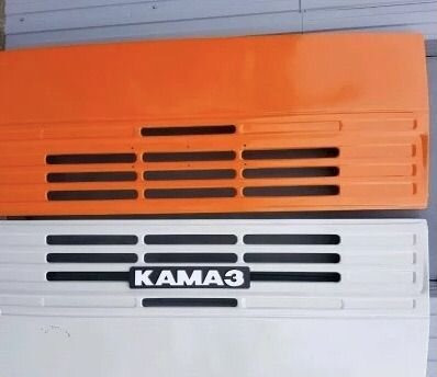 KAMAZ Капот облицовочная нов. обр. (низ+верх) (серая) - Капот для Грузовиков: фото 1 KAMAZ Капот облицовочная нов. обр. (низ+верх) (серая) - Капот для Грузовиков: фото 1