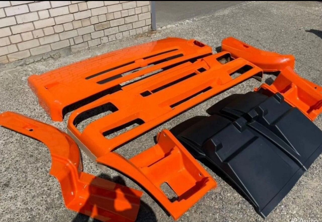 KAMAZ Обвес Камаз 6520 (63501) рестайлинг оранжевый - Кузов и экстерьер для Грузовиков: фото 1