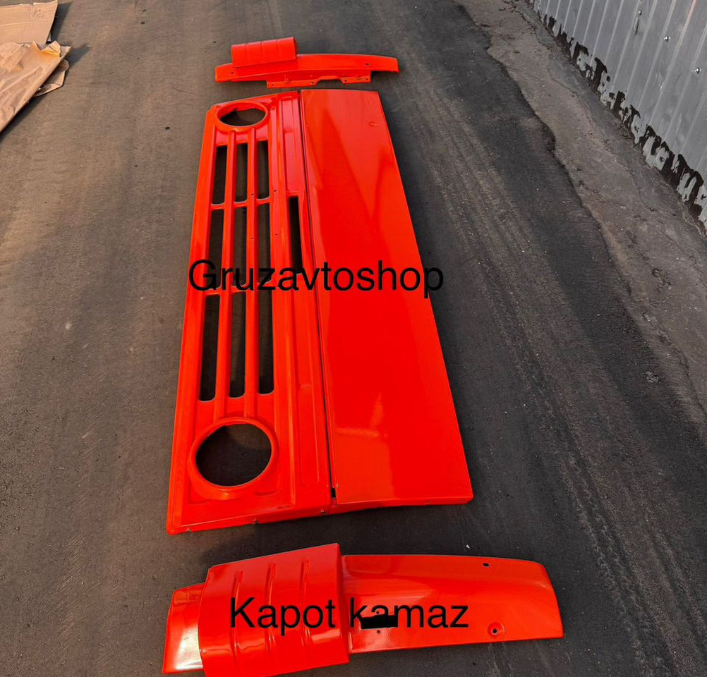 Новый Кузов и экстерьер для Грузовиков KAMAZ Панель облицовочная верхняя (кзтаа) желтая камаз: фото 10