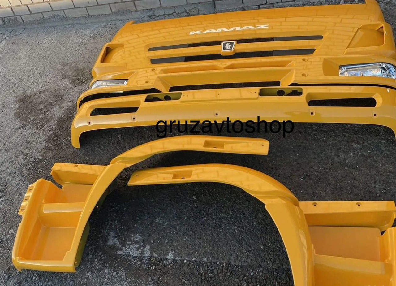 Новый Боковая подножка для Грузовиков Комплект пластик Обвес на камаз 6520 желтый: фото 1