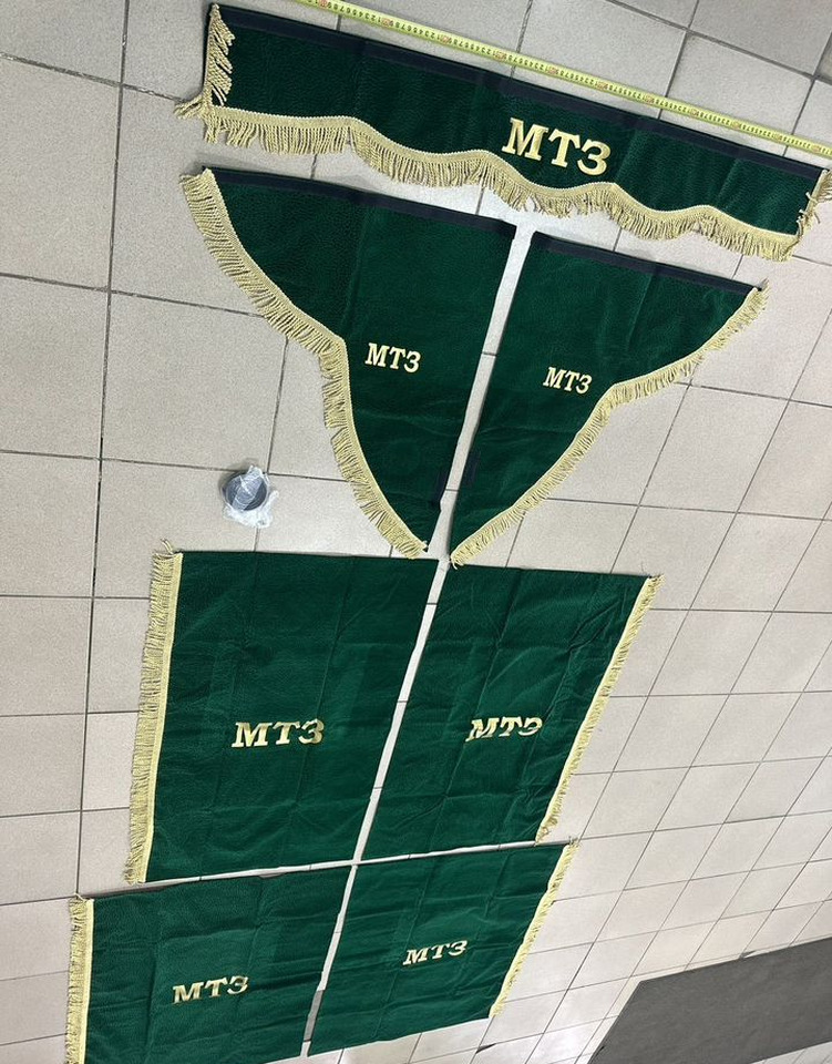 Новый Кабина и интерьер для Грузовиков Комплект штор мтз (7 предметов) ткань велюр: фото 9