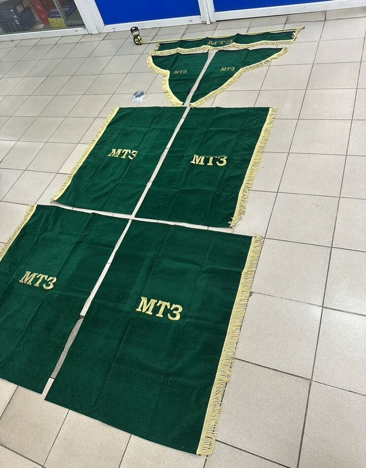 Новый Кабина и интерьер для Грузовиков Комплект штор мтз (7 предметов) ткань велюр: фото 6