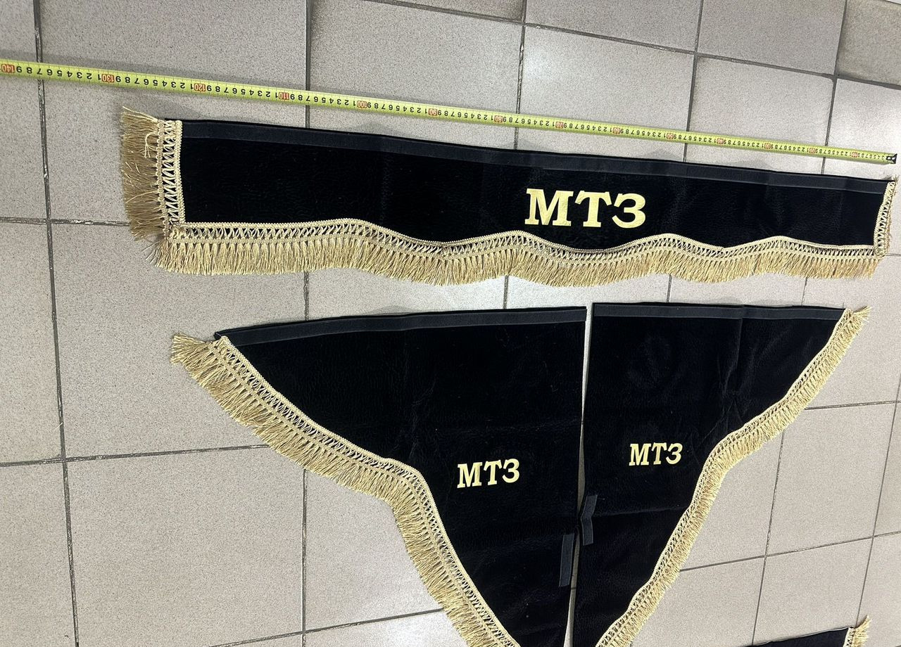 Новый Кабина и интерьер для Грузовиков Комплект штор мтз (7 предметов) ткань велюр: фото 9