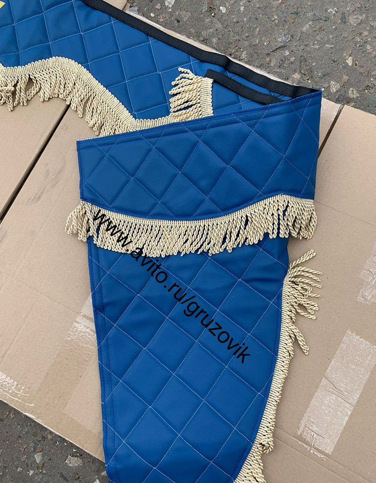 Ламбрекен двухсторонний + боковушка экокожа kamza - Кабина и интерьер для Грузовиков: фото 4 Ламбрекен двухсторонний + боковушка экокожа kamza - Кабина и интерьер для Грузовиков: фото 4