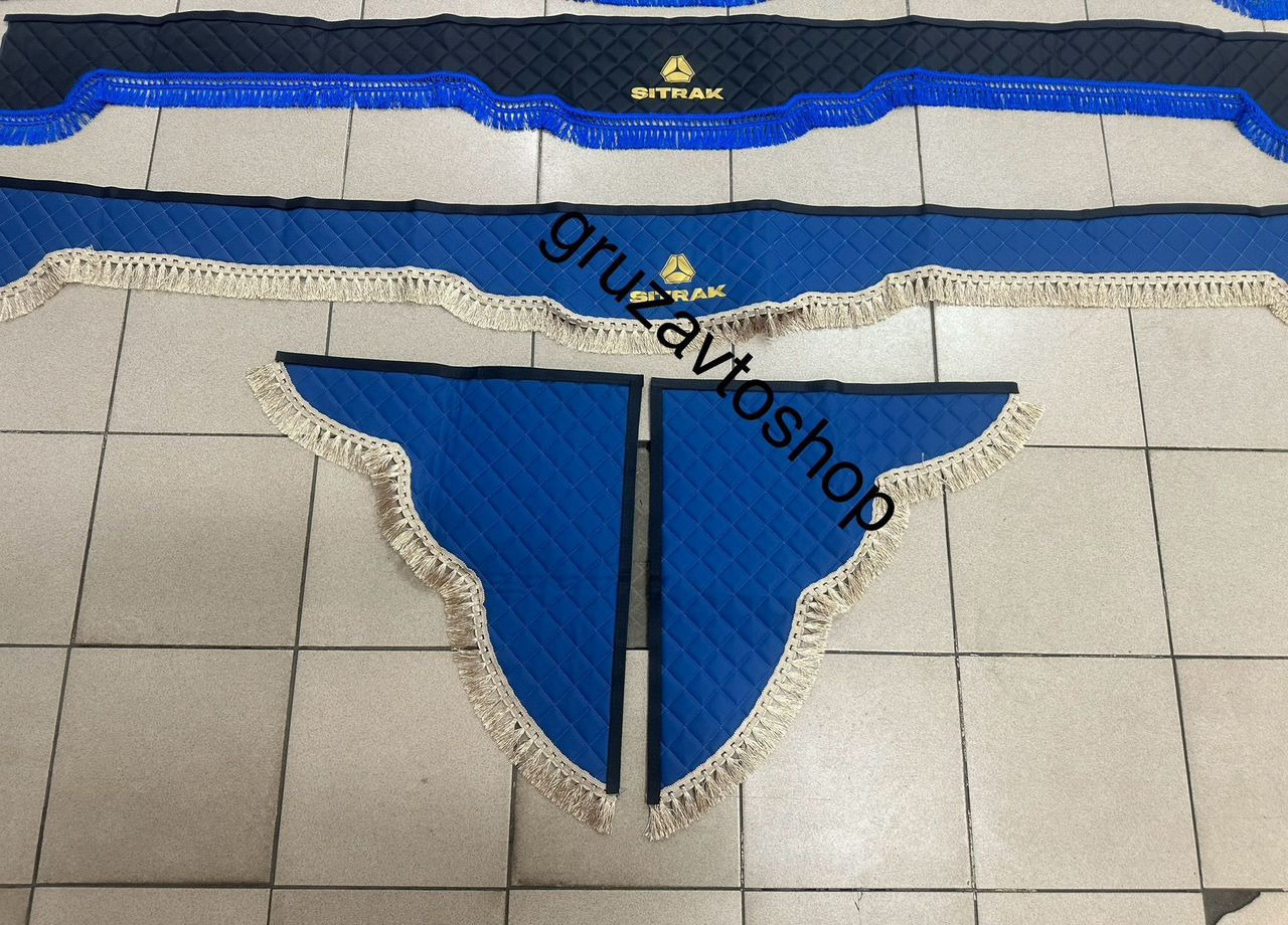 Ламбрикен двухсторонний + боковушка sitrak экокожа - Кабина и интерьер для Грузовиков: фото 5 Ламбрикен двухсторонний + боковушка sitrak экокожа - Кабина и интерьер для Грузовиков: фото 5