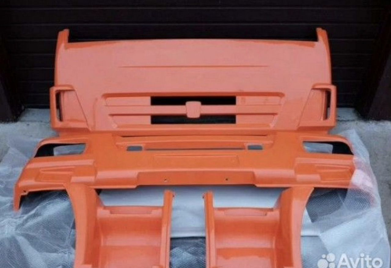 Обвес плacтик облицовка на камаз 65115/65117 - Капот для Грузовиков: фото 1
