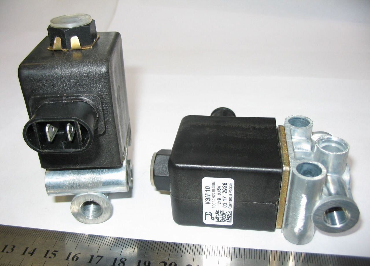 Родина Клапан электромагнитный кэм10(02) (квадратный) - Электрическая система для Грузовиков: фото 1 Родина Клапан электромагнитный кэм10(02) (квадратный) - Электрическая система для Грузовиков: фото 1