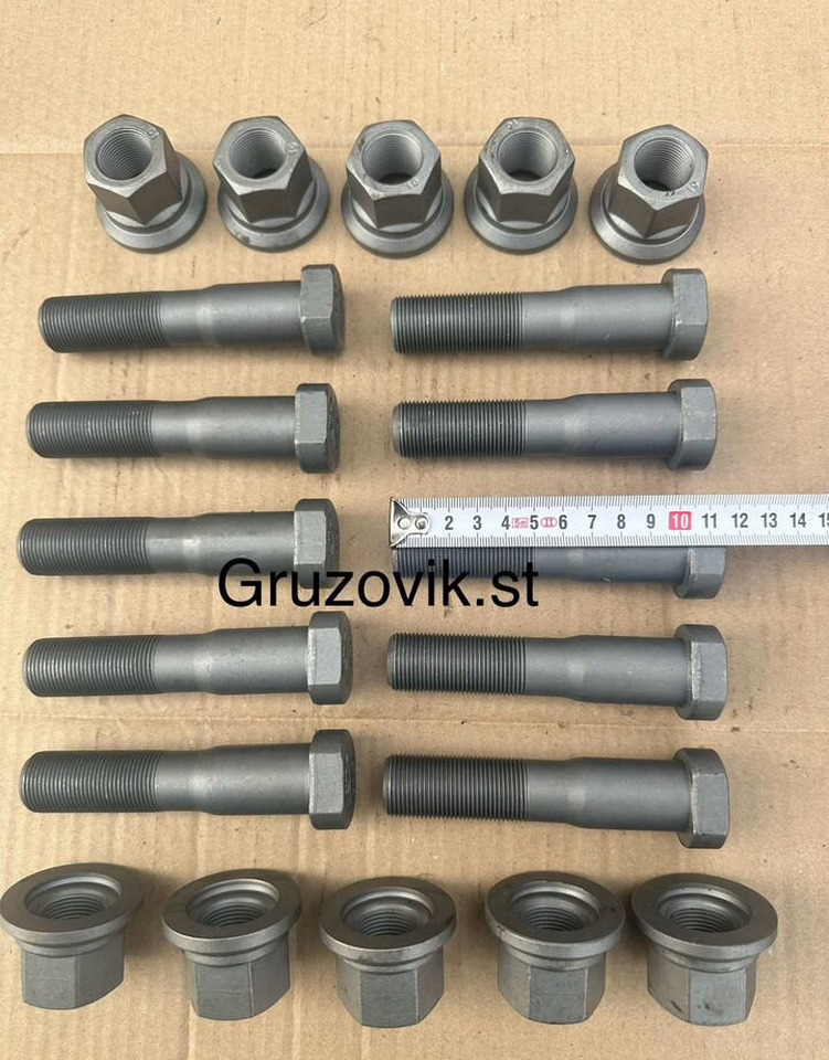 СпецМаш Болт ступицы маз колеса М22х1.5х105 (к-т 10.шт) - Ступица для Грузовиков: фото 2 СпецМаш Болт ступицы маз колеса М22х1.5х105 (к-т 10.шт) - Ступица для Грузовиков: фото 2