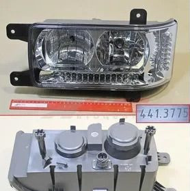 ТехАвтоСвет Блок-фара камаз к-т 2 шт(LED с дхо) авто-универсал - Передняя фара для Грузовиков: фото 1