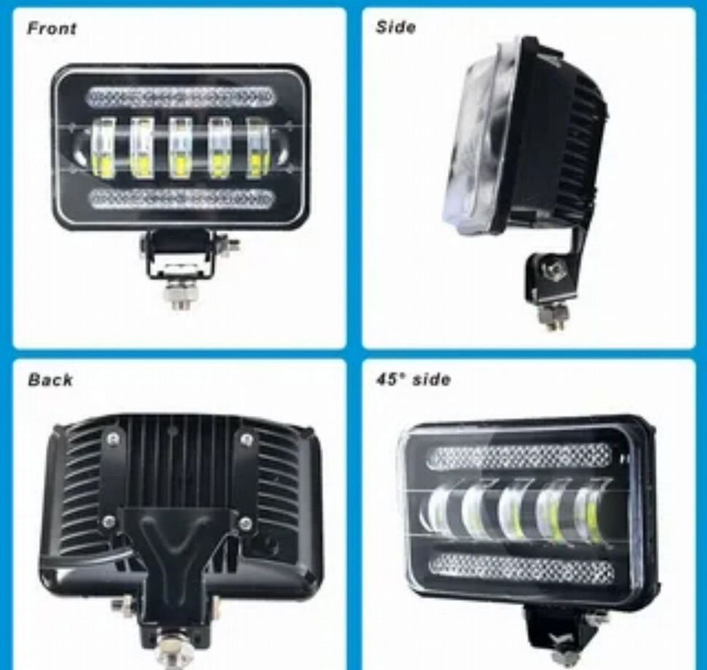 ТехАвтоСвет Фара Универсальный Двухцветный камаз 6520 (4.шт) - Передняя фара для Грузовиков: фото 1 ТехАвтоСвет Фара Универсальный Двухцветный камаз 6520 (4.шт) - Передняя фара для Грузовиков: фото 1