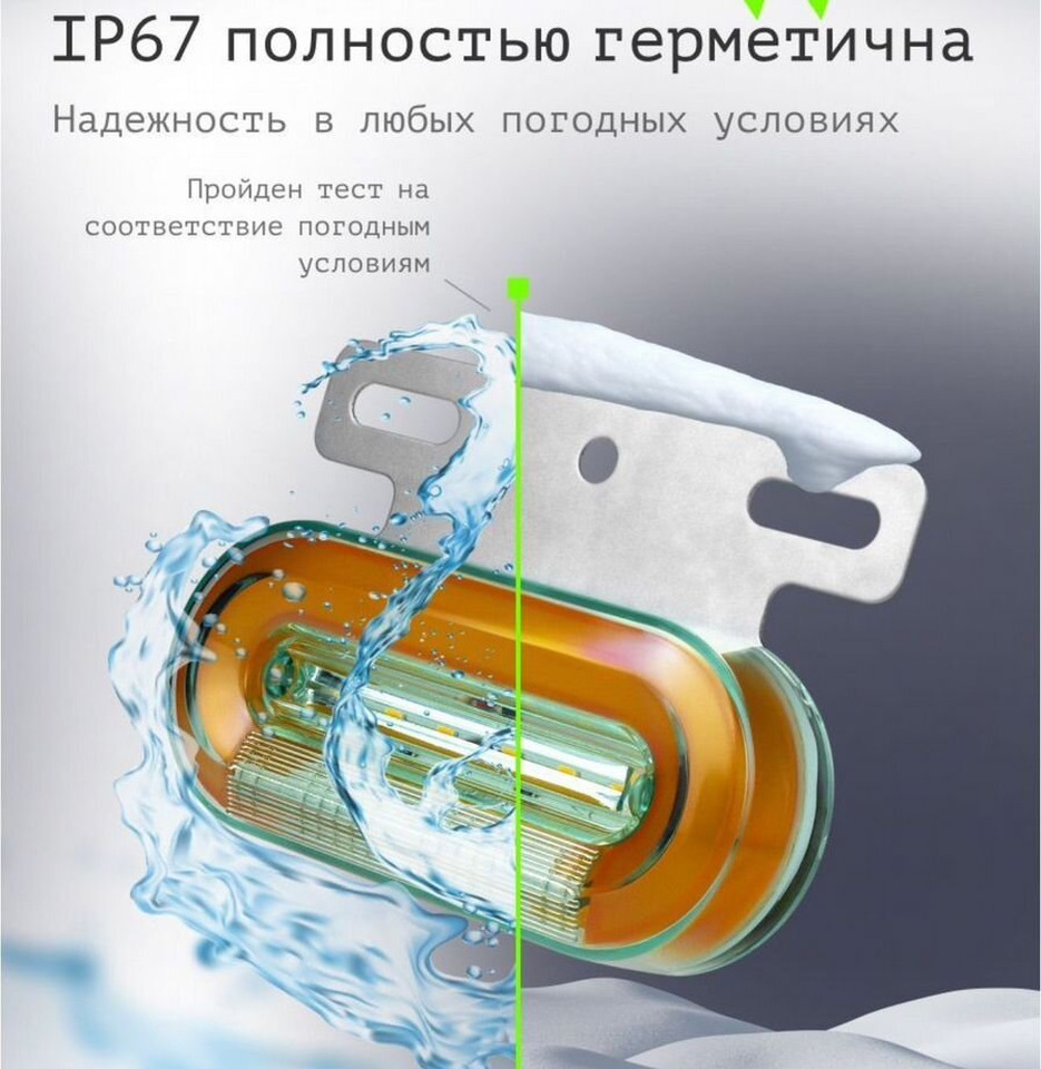 ТехАвтоСвет Фонарь габариты боковые указатели 4 шт - Свет/ Освещение для Грузовиков: фото 4 ТехАвтоСвет Фонарь габариты боковые указатели 4 шт - Свет/ Освещение для Грузовиков: фото 4