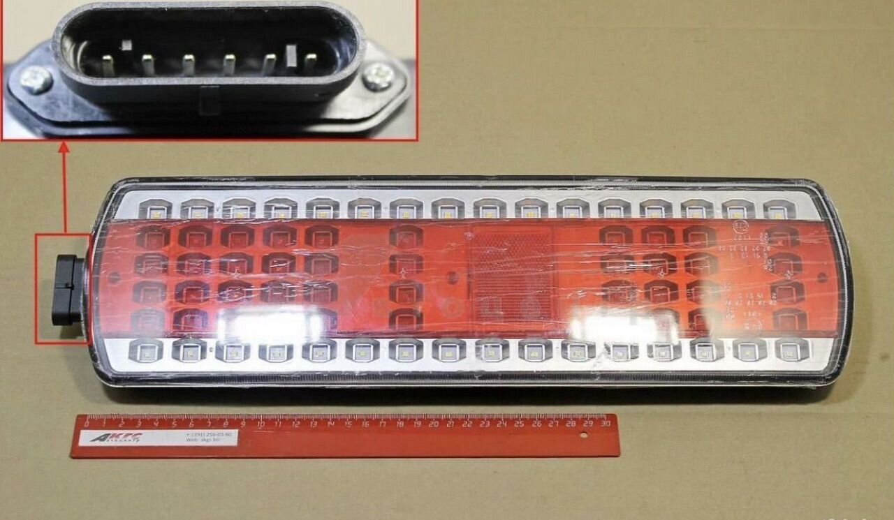 ТехАвтоСвет Фонарь задний кз 5490, левый светодиодный - Задний фонарь для Грузовиков: фото 1 ТехАвтоСвет Фонарь задний кз 5490, левый светодиодный - Задний фонарь для Грузовиков: фото 1