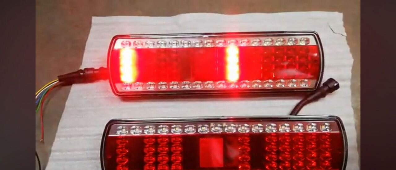 ТехАвтоСвет Фонарь задний светодиодные (с проводом) 2.шт - Задний фонарь для Грузовиков: фото 4 ТехАвтоСвет Фонарь задний светодиодные (с проводом) 2.шт - Задний фонарь для Грузовиков: фото 4