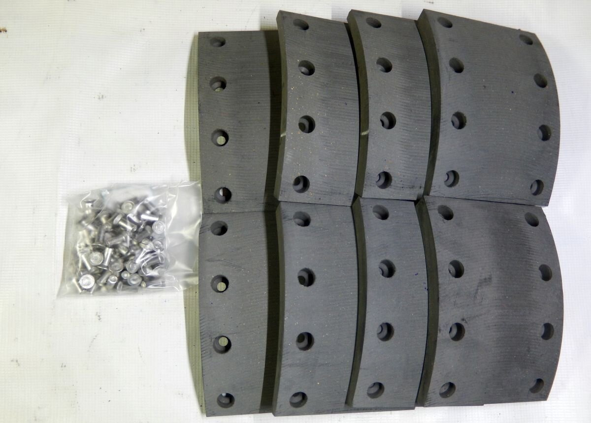 Вати-Авто Накладка тормозная камаз (комплект на ось Р0 8шт) - Детали тормозной системы для Грузовиков: фото 1 Вати-Авто Накладка тормозная камаз (комплект на ось Р0 8шт) - Детали тормозной системы для Грузовиков: фото 1