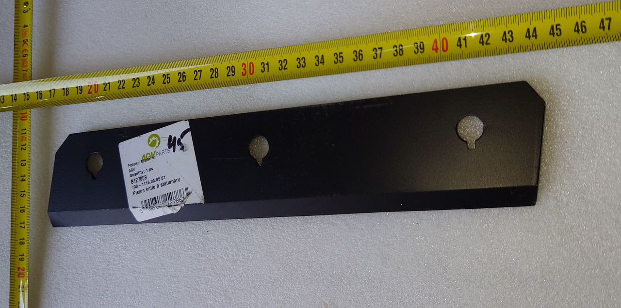 AGV Parts Нож поршня подвижный пресс-подборщика AP-45 - Запчасти для Сельскохозяйственной техники: фото 4 AGV Parts Нож поршня подвижный пресс-подборщика AP-45 - Запчасти для Сельскохозяйственной техники: фото 4
