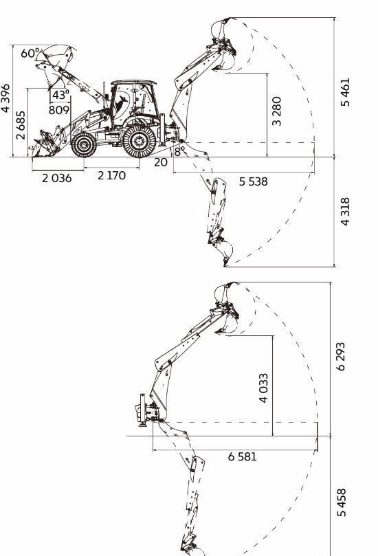 Новый Экскаватор-погрузчик Lonking 83C: фото 13