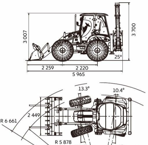 Новый Экскаватор-погрузчик Lonking 84C: фото 9 Новый Экскаватор-погрузчик Lonking 84C: фото 9