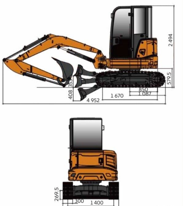 Новый Мини-экскаватор Lonking CDM6035: фото 13
