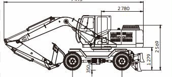 Lonking CDM6210W - Колёсный экскаватор: фото 5 Lonking CDM6210W - Колёсный экскаватор: фото 5