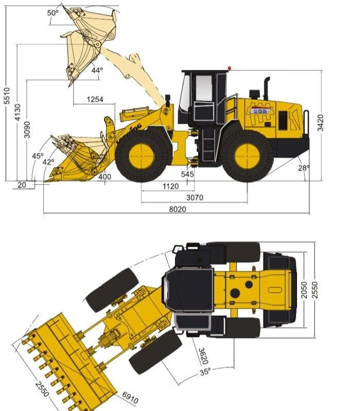 Новый Фронтальный погрузчик Lonking CDM853GN: фото 14