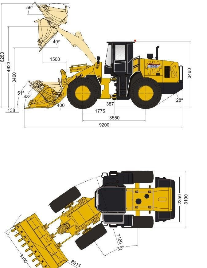 Новый Колёсный погрузчик Lonking LG876G: фото 10