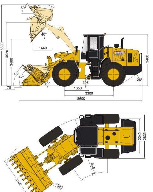 Новый Колёсный погрузчик Lonking ZL50GCS: фото 6