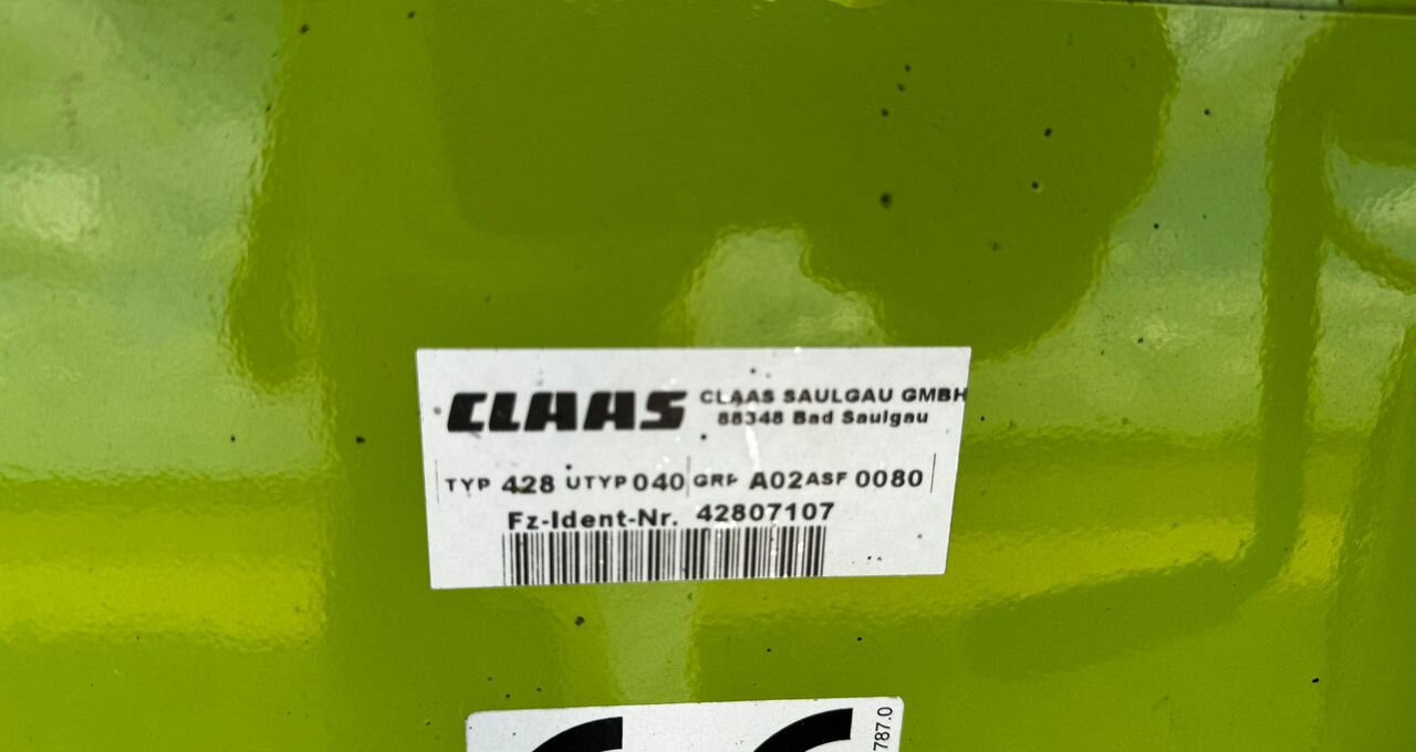 Оборудование для кормоуборочного комбайна Claas Pick Up 300: фото 6