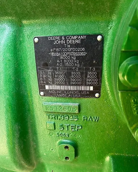 Трактор John Deere 8R 410: фото 9