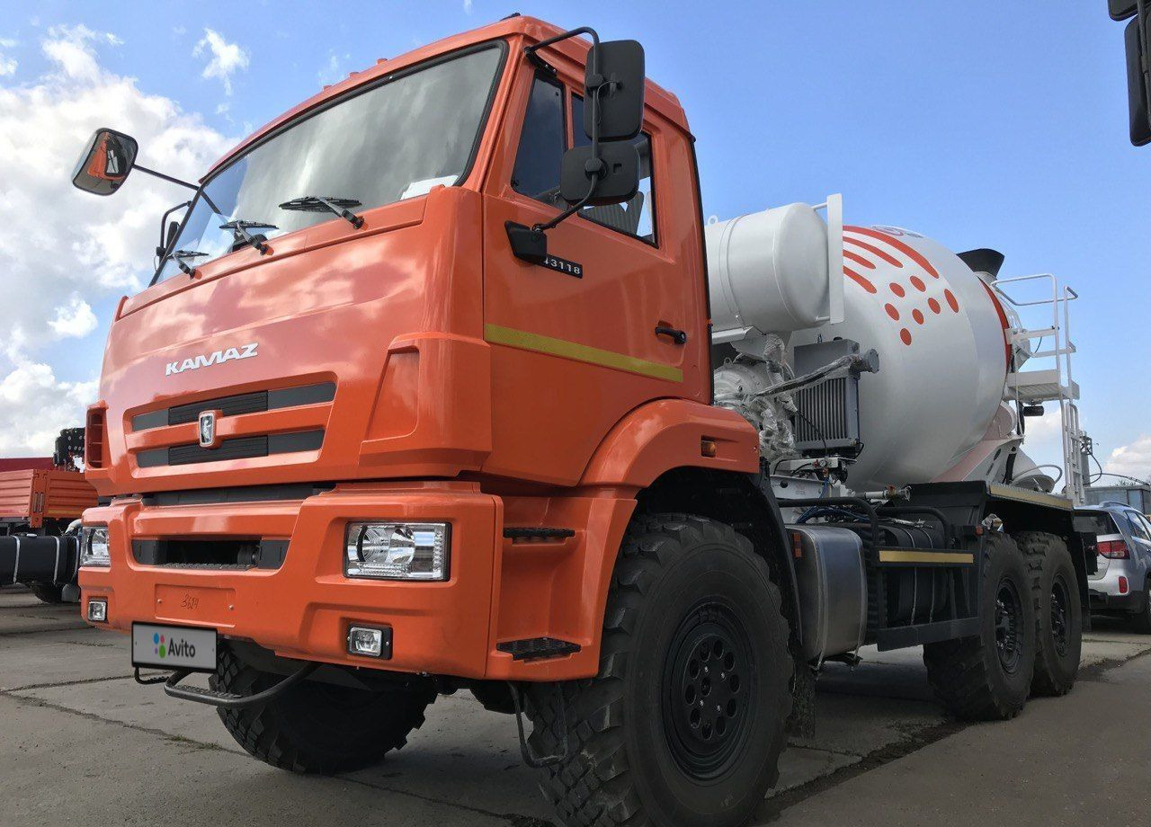 Новый Автобетоносмеситель Автобетоносмеситель КамАЗ 43118 6х6 6 м3 2025: фото 6