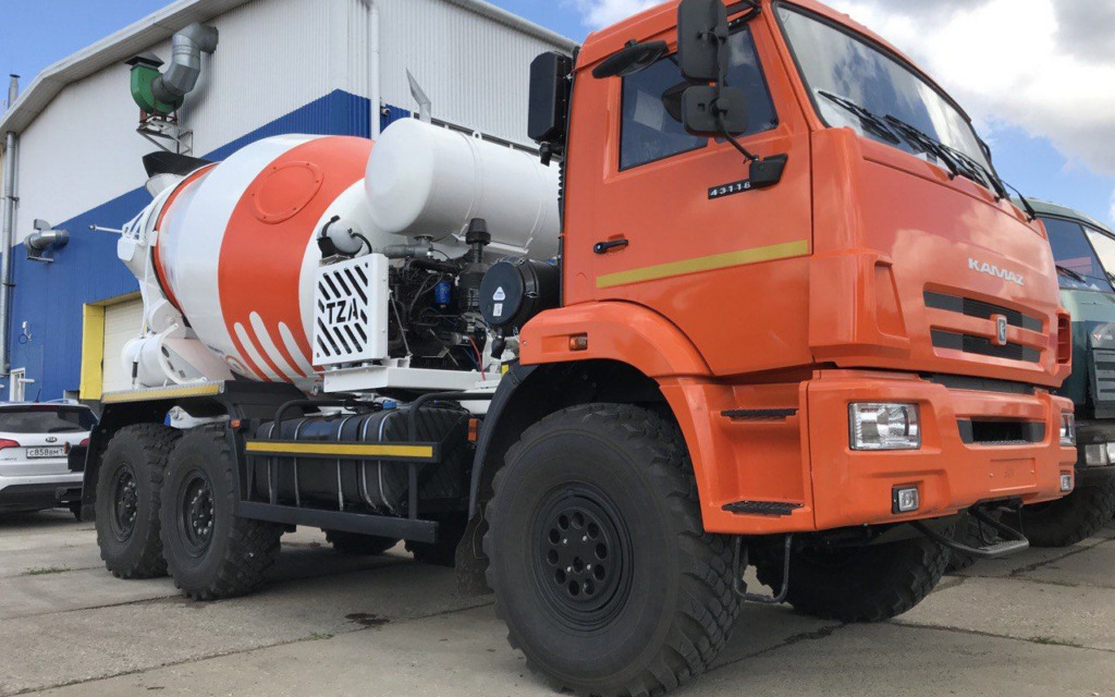 Автобетоносмеситель КамАЗ 43118 6х6 6 м3 2025 - Автобетоносмеситель: фото 2 Автобетоносмеситель КамАЗ 43118 6х6 6 м3 2025 - Автобетоносмеситель: фото 2
