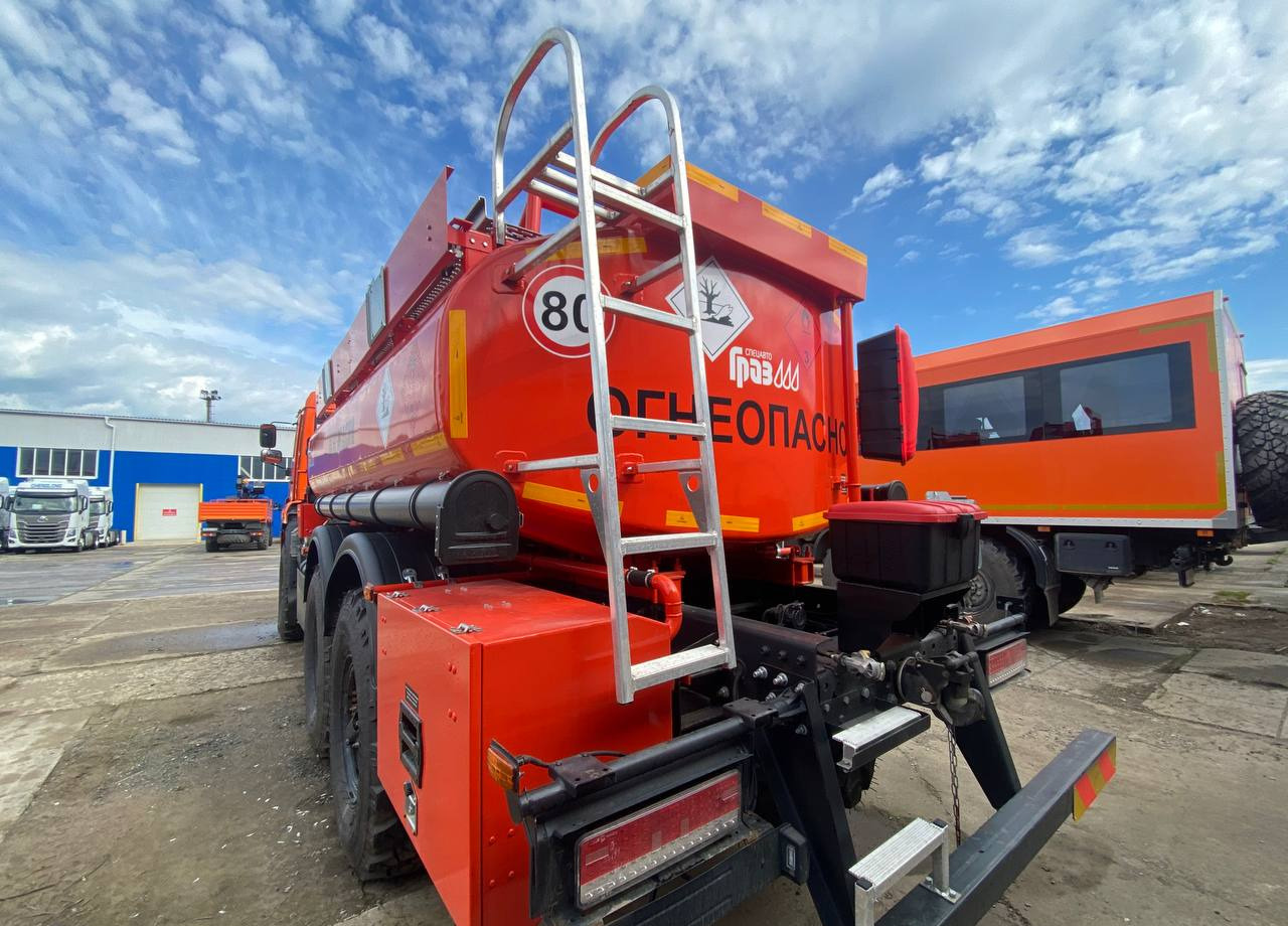Новый Грузовик с цистерной Автоцистерна КАМАЗ 5350-66 (D5), 2025: фото 6