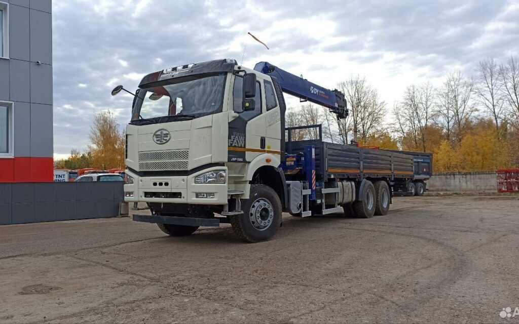 Бортовой грузовик FAW J6P 6х4 с КМУ DongYang SS2036, 2025 - Бортовой грузовик/ Платформа, Автоманипулятор: фото 1 Бортовой грузовик FAW J6P 6х4 с КМУ DongYang SS2036, 2025 - Бортовой грузовик/ Платформа, Автоманипулятор: фото 1