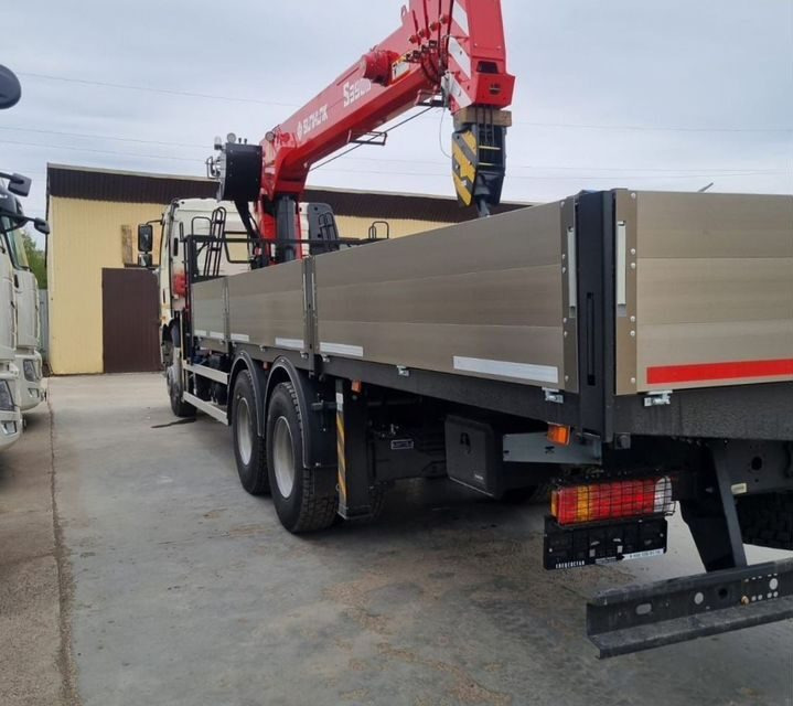 Бортовой грузовик FAW J6P 6х4 с КМУ Sunhunk S3505 2025 - Бортовой грузовик/ Платформа, Автоманипулятор: фото 3 Бортовой грузовик FAW J6P 6х4 с КМУ Sunhunk S3505 2025 - Бортовой грузовик/ Платформа, Автоманипулятор: фото 3