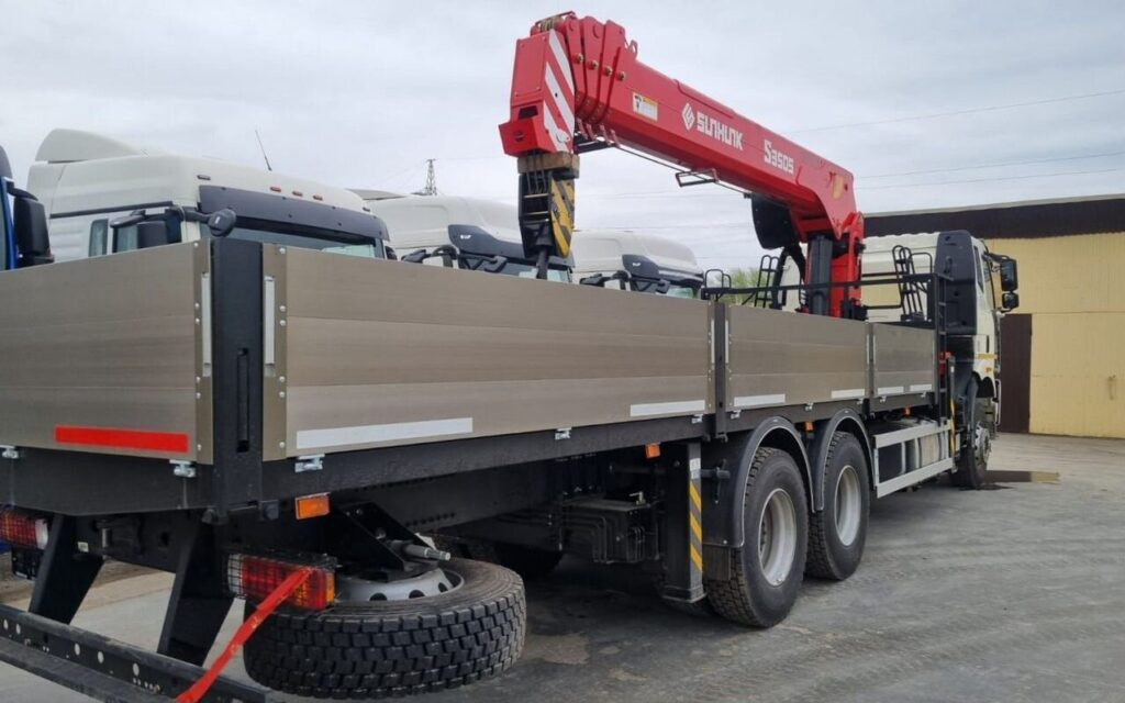 Бортовой грузовик FAW J6P 6х4 с КМУ Sunhunk S3505 2025 - Бортовой грузовик/ Платформа, Автоманипулятор: фото 5 Бортовой грузовик FAW J6P 6х4 с КМУ Sunhunk S3505 2025 - Бортовой грузовик/ Платформа, Автоманипулятор: фото 5