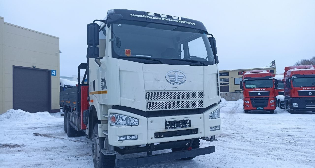 Бортовой грузовик FAW J6P CA3250 6х4 с КМУ Horyong 216 2025 - Грузовик бортовой/ Платформа, Автоманипулятор: фото 2 Бортовой грузовик FAW J6P CA3250 6х4 с КМУ Horyong 216 2025 - Грузовик бортовой/ Платформа, Автоманипулятор: фото 2