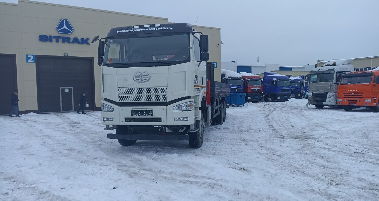 Бортовой грузовик FAW J6P CA3250 6х4 с КМУ Horyong 216 2025 - Грузовик бортовой/ Платформа, Автоманипулятор: фото 1 Бортовой грузовик FAW J6P CA3250 6х4 с КМУ Horyong 216 2025 - Грузовик бортовой/ Платформа, Автоманипулятор: фото 1