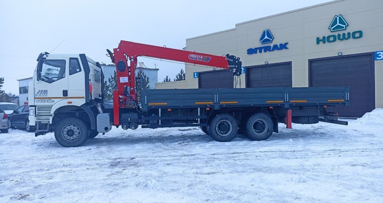 Бортовой грузовик FAW J6P CA3250 6х4 с КМУ Horyong 216 2025 - Грузовик бортовой/ Платформа, Автоманипулятор: фото 5 Бортовой грузовик FAW J6P CA3250 6х4 с КМУ Horyong 216 2025 - Грузовик бортовой/ Платформа, Автоманипулятор: фото 5