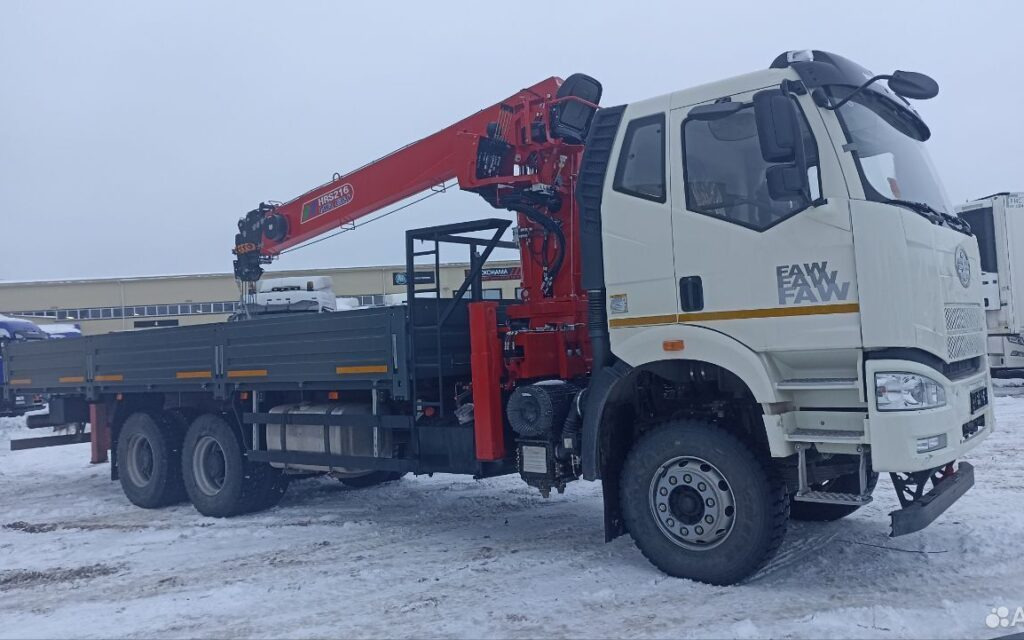 Бортовой грузовик FAW J6P CA3250 6х4 с КМУ Horyong 216 2025 - Бортовой грузовик/ Платформа, Автоманипулятор: фото 3 Бортовой грузовик FAW J6P CA3250 6х4 с КМУ Horyong 216 2025 - Бортовой грузовик/ Платформа, Автоманипулятор: фото 3