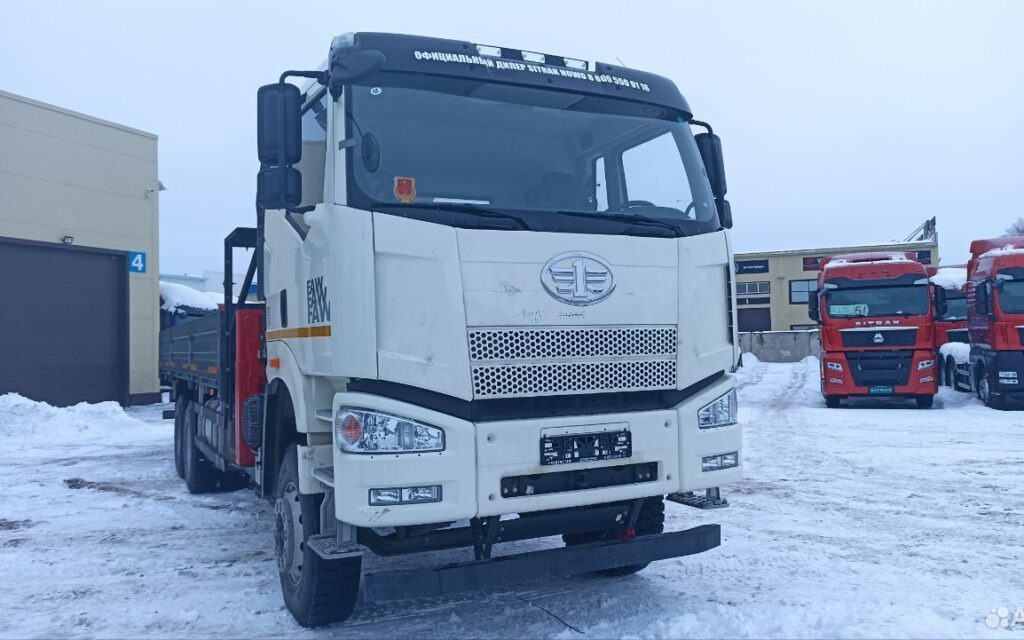 Бортовой грузовик FAW J6P CA3250 6х4 с КМУ Horyong 216 2025 - Бортовой грузовик/ Платформа, Автоманипулятор: фото 2 Бортовой грузовик FAW J6P CA3250 6х4 с КМУ Horyong 216 2025 - Бортовой грузовик/ Платформа, Автоманипулятор: фото 2