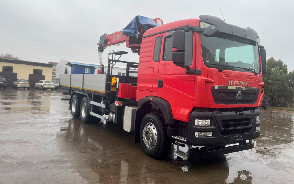 Бортовой грузовик Howo T5G с КМУ Horyong HRS216, 2025 - Бортовой грузовик/ Платформа, Автоманипулятор: фото 5 Бортовой грузовик Howo T5G с КМУ Horyong HRS216, 2025 - Бортовой грузовик/ Платформа, Автоманипулятор: фото 5