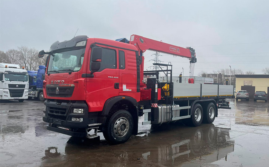 Бортовой грузовик Howo T5G с КМУ Horyong HRS216, 2025 - Бортовой грузовик/ Платформа, Автоманипулятор: фото 1 Бортовой грузовик Howo T5G с КМУ Horyong HRS216, 2025 - Бортовой грузовик/ Платформа, Автоманипулятор: фото 1